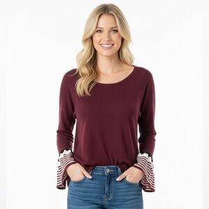 Elle knit top size large